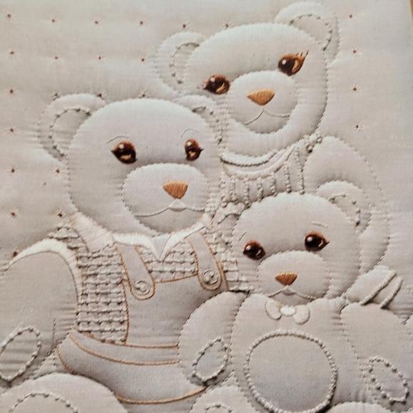 Prism Designs vintage Candlewick family portrait kit Bears 11 x 14 CR 47 1983 - Picture 10 of 10